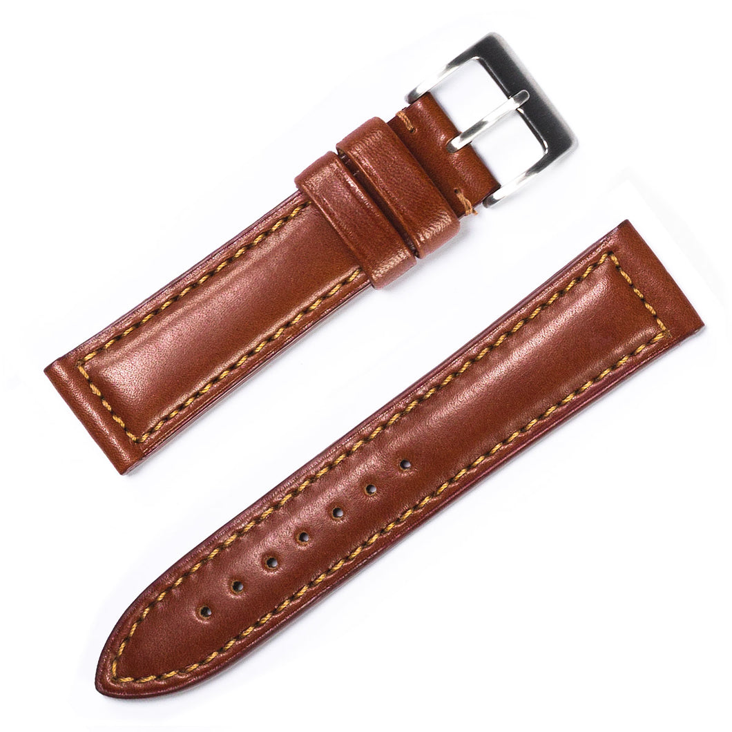 Rich Brown Leather Strap