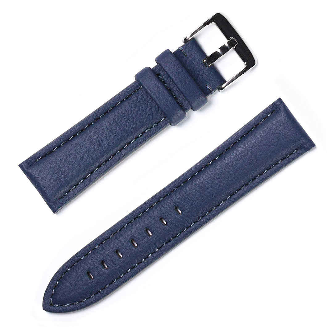 Royal Blue Leather Strap